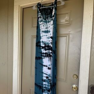 Tie dye maxi dress